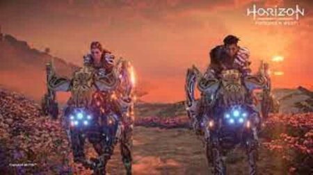 Cute Horizon Forbidden West Clip of Aloy Flying with a Friend
